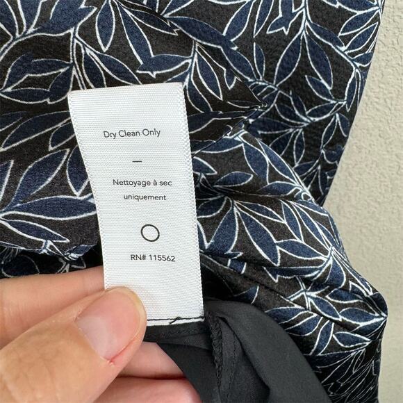 Likely Women's M Asymmetrical Ruffle Tank Top Multicolor Geometric - Picture 12 of 13